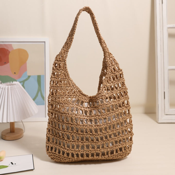 Trendige Netztasche mit gerafftem Design Skanto