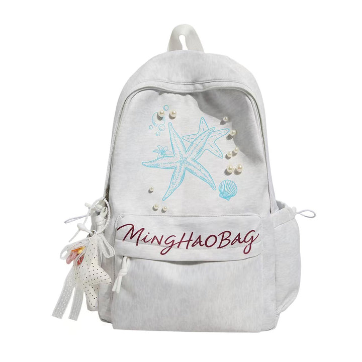 Maritim inspirierter Rucksack Skanto mit Verzierungen