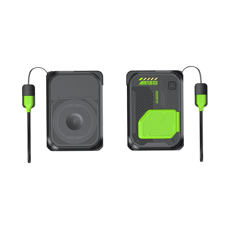 Multifunktions-Powerbank mit integrierten Schnellladeanschlüssen Skanto