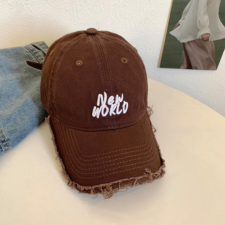 Unisex Distressed Signature Baseballkappe Skanto