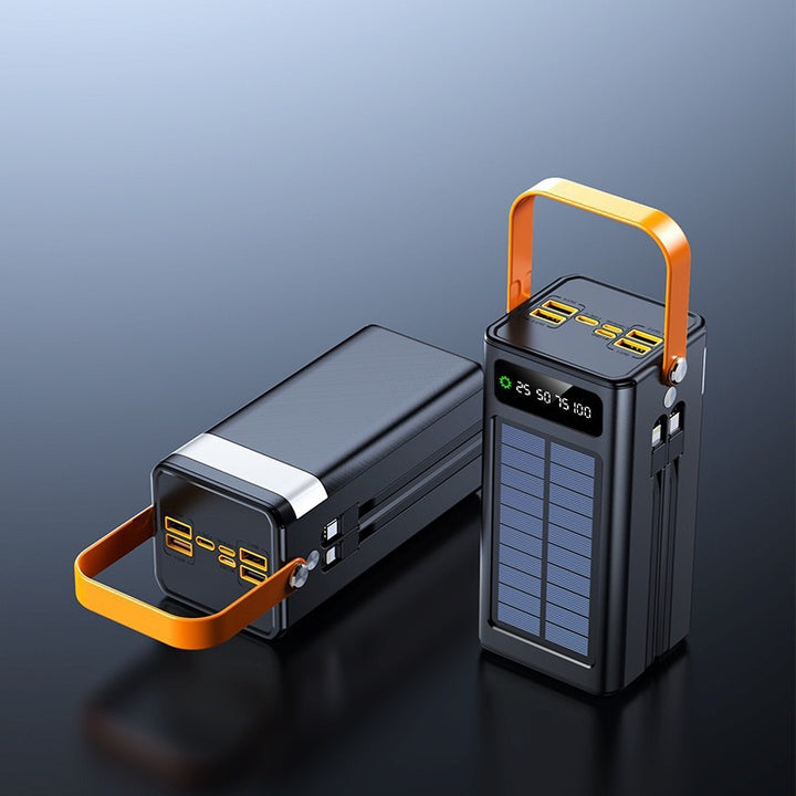 Tragbare Powerbank mit ergonomischem Griff und intelligenter Ladeanzeige Skanto