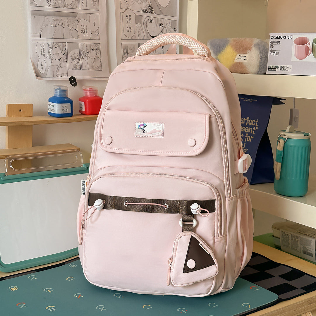 Vielseitiger Schulrucksack mit mehreren Fächern
