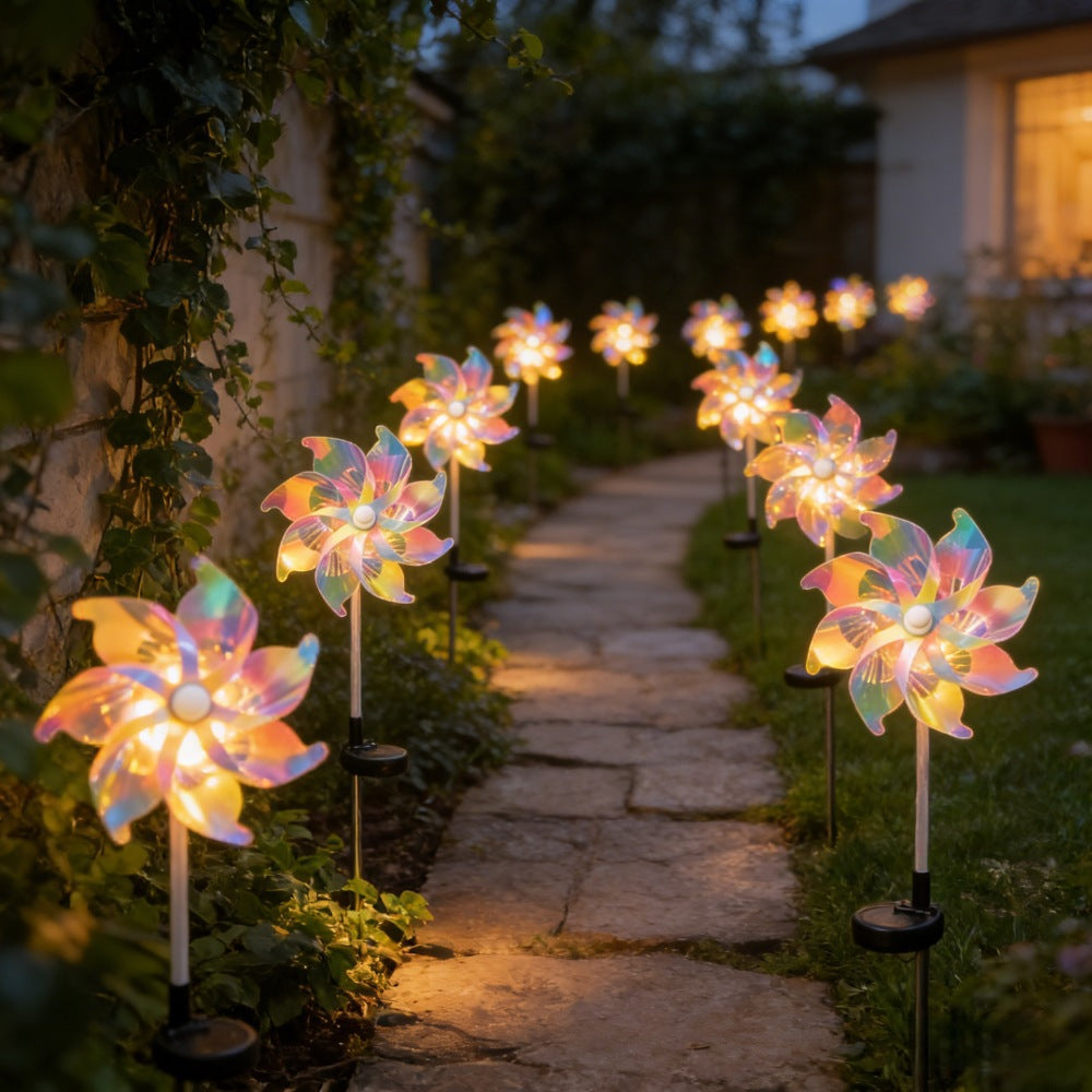 LED Solar-Drehpropeller-Wegbeleuchtung Skanto