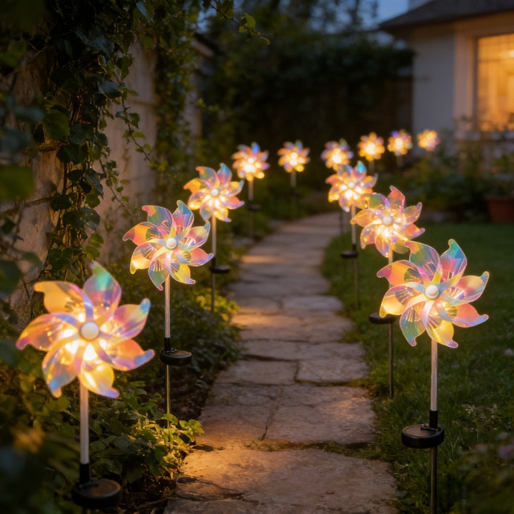 LED Solar-Drehpropeller-Wegbeleuchtung Skanto