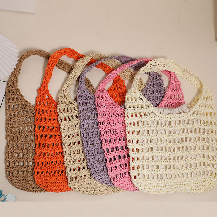 Trendige Netztasche mit gerafftem Design Skanto
