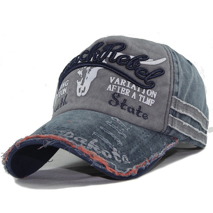 Damen Baseballkappe im Used-Look mit Grafik Skanto 1784083658