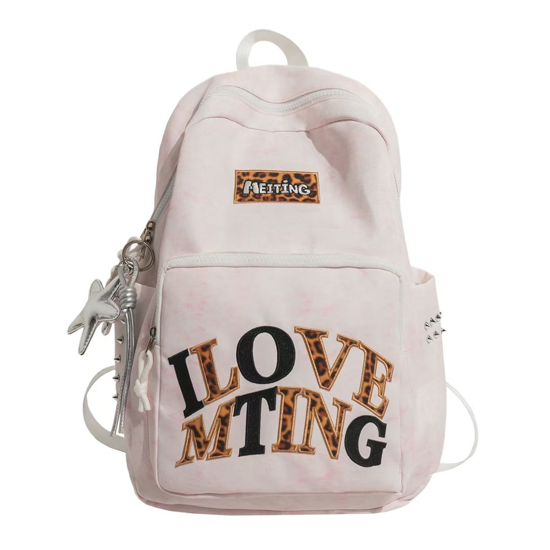 Trendiger Rucksack Skanto mit grafischer Stickerei