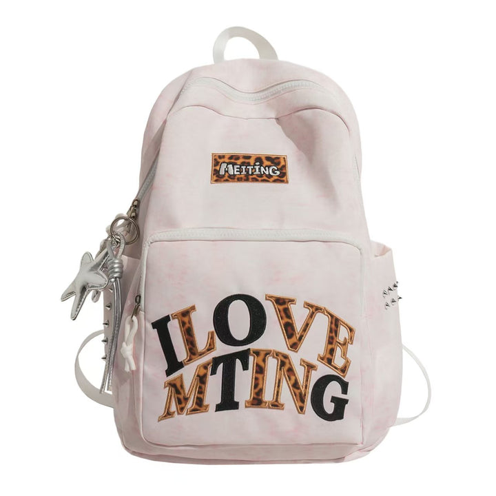 Trendiger Rucksack Skanto mit grafischer Stickerei
