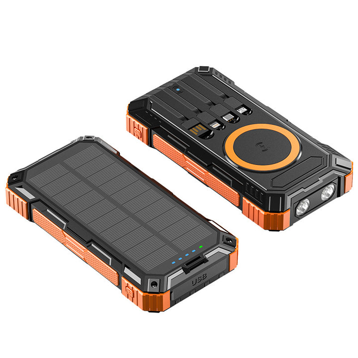 Robuste Solar-Powerbank mit Multi-Port Skanto