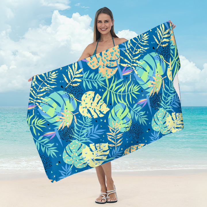 Strandtuch mit tropischem Palmenblatt-Design Skanto