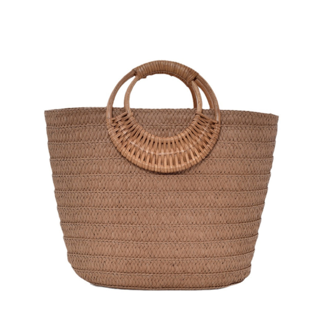 Handtasche mit geflochtenem Griff Skanto