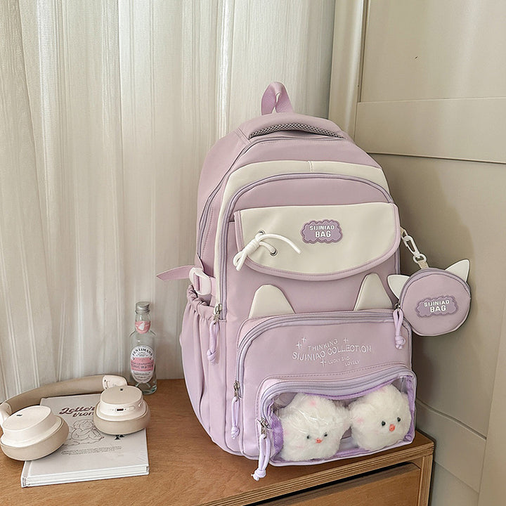 Skanto Verspielter Schulrucksack mit mehreren Fächern