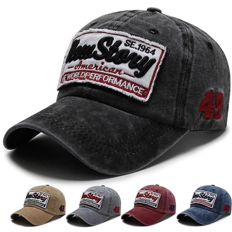 Lässige Herren-Cap im Vintage-Stil mit Stickerei Skanto