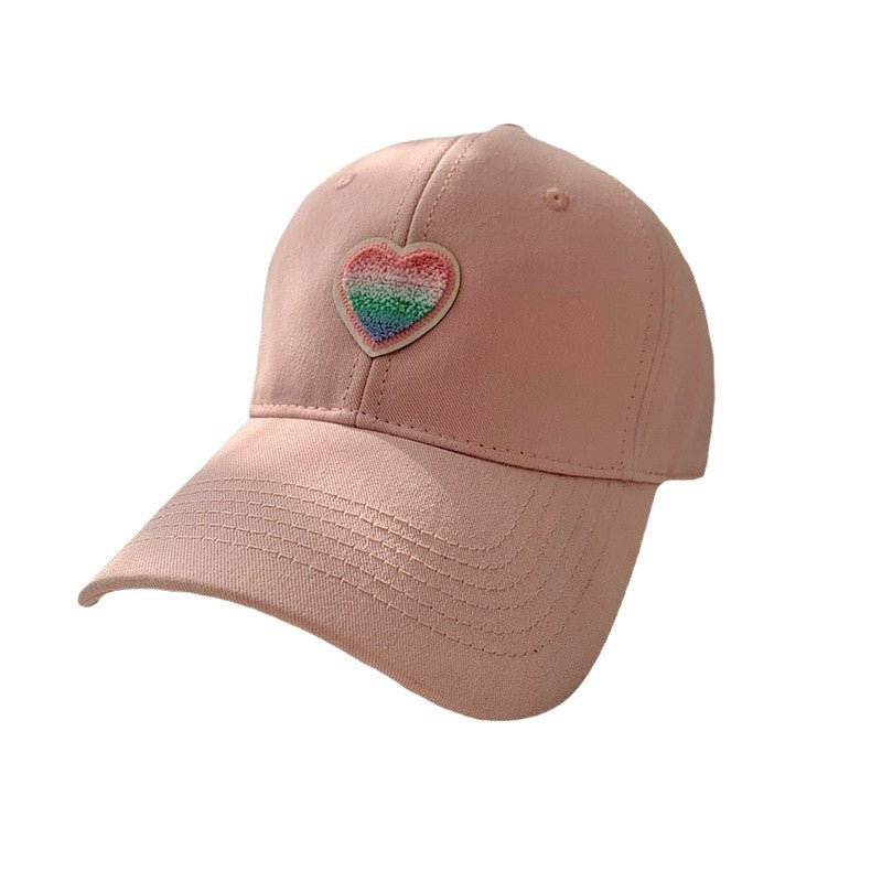 Damen lässige Baseballcap mit Herzstickerei Skanto