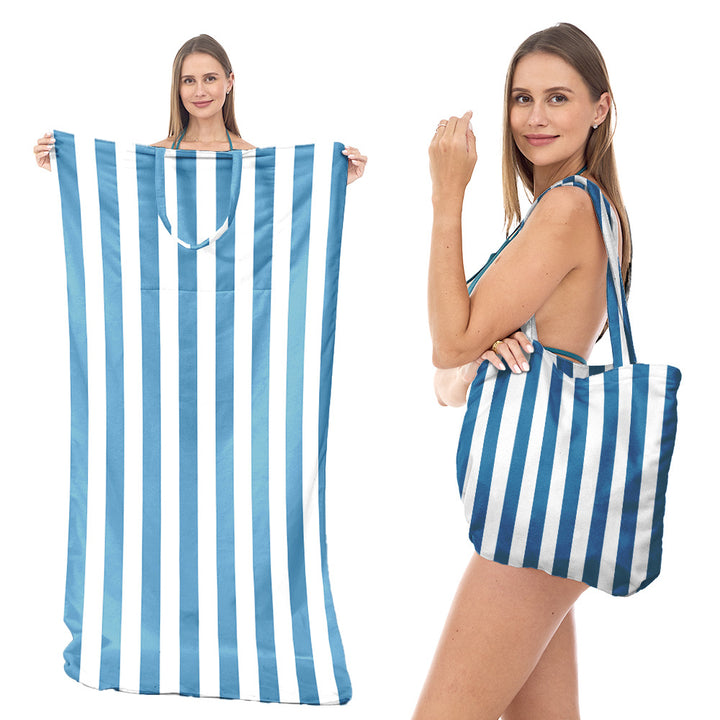 Multifunktionale Stranddecke mit integrierter Tragetasche Skanto