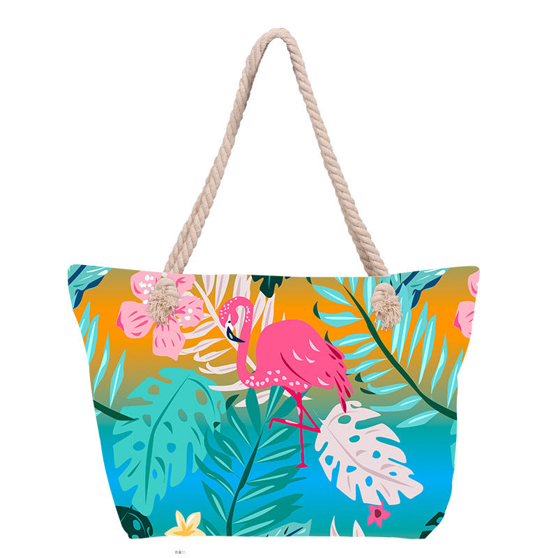 Strandtasche mit stilvollem Blumendesign Skanto