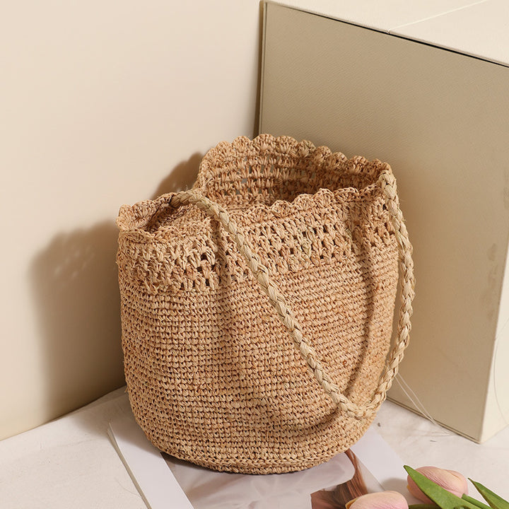 Geflochtener Raffia-Korb Skanto