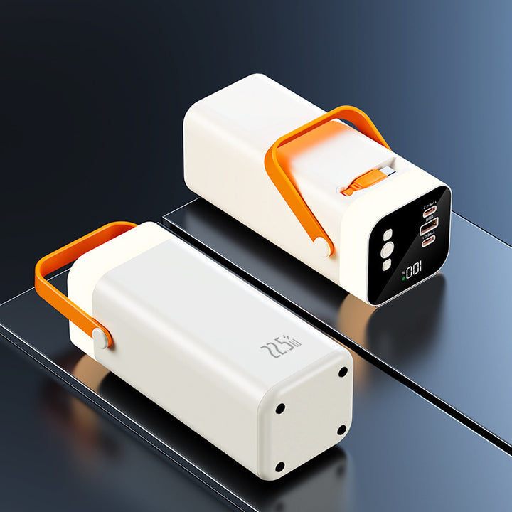 Tragbare Powerbank mit intelligentem Ladekonzept und digitaler Kapazitätsanzeige Skanto