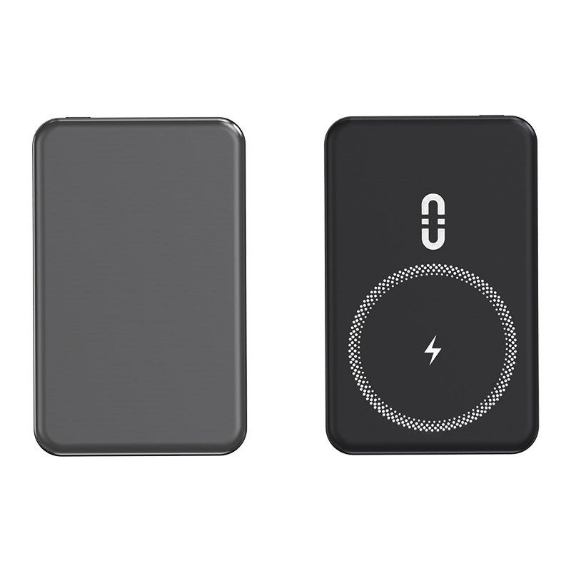 Magnetische Powerbank mit kabelloser Schnellladefunktion und LED-Anzeige Skanto