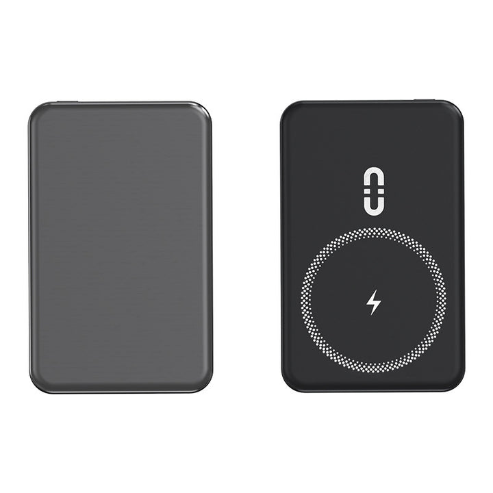 Magnetische Powerbank mit kabelloser Schnellladefunktion und LED-Anzeige Skanto