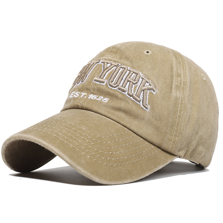 Herren Distressed Bestickte Dad Hat Skanto