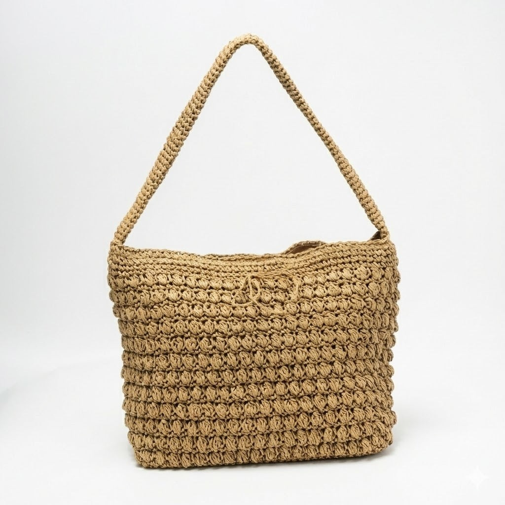 Moderner Makramee-Shopper Skanto
