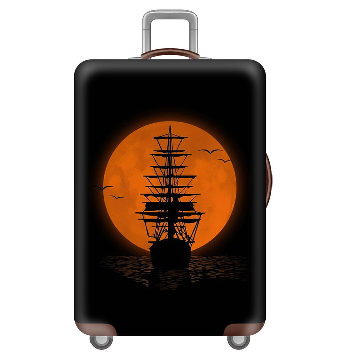 Unisex Hartschalen-Trolley mit Löwenporträt-Print, stoßfester ABS-Polycarbonat-Schale, Multiwheel-Fahrwerk und TSA-Sicherheitsschloss Skanto