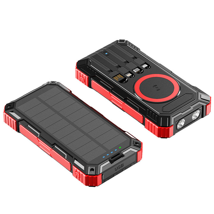 Robuste Solar-Powerbank mit Multi-Port Skanto