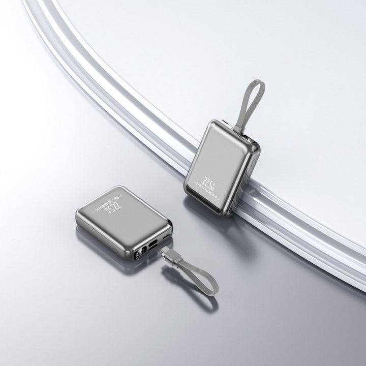 Tragbare Powerbank mit kompaktem Design und integrierter Schnellladefunktion Skanto