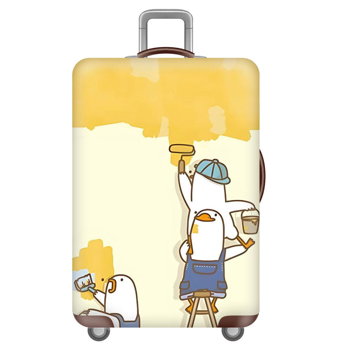 Unisex Hartschalen-Trolley mit Löwenporträt-Print, stoßfester ABS-Polycarbonat-Schale, Multiwheel-Fahrwerk und TSA-Sicherheitsschloss Skanto