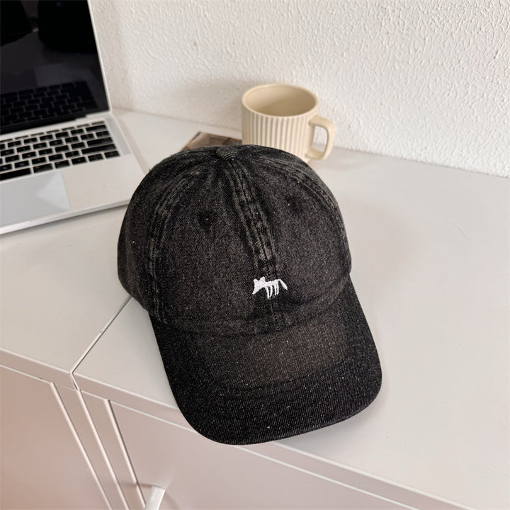 Herren Lässige Grafik Denim-Baseballkappe Skanto