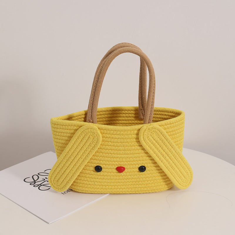 Verspielte Stofftasche mit Tiermotiv Skanto