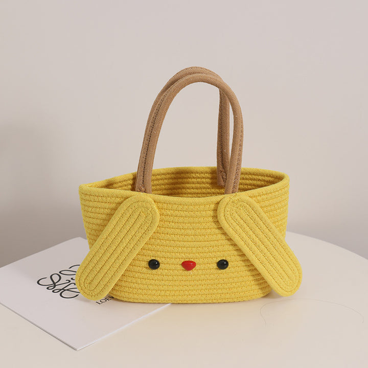 Verspielte Stofftasche mit Tiermotiv Skanto