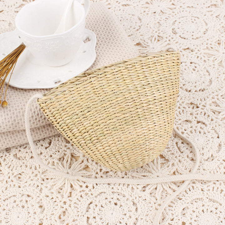 Rattan-Strohtasche mit verstellbarem Riemen Skanto