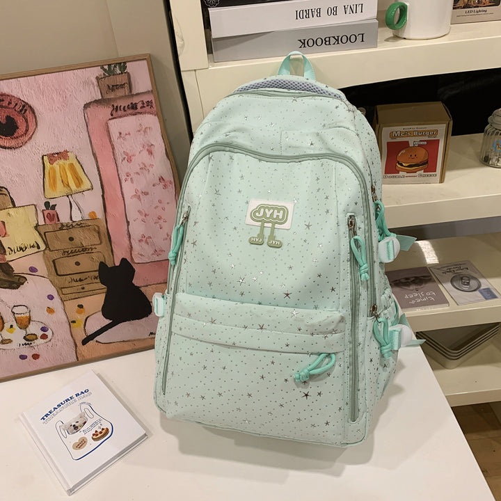 Modischer Schulrucksack mit Sternenmuster Skanto