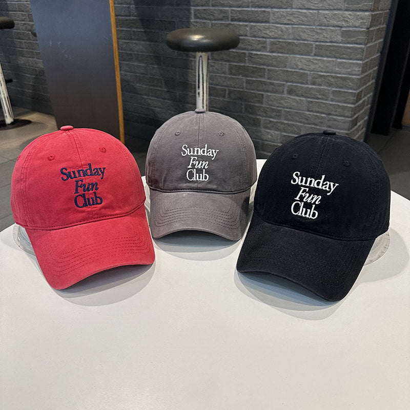 Unisex Bestickte Baumwoll-Baseballkappe Skanto