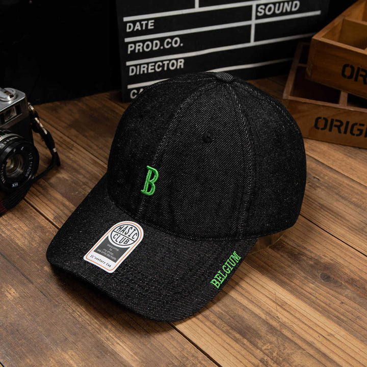 Bestickte Baseballkappe aus Denim für Herren Skanto