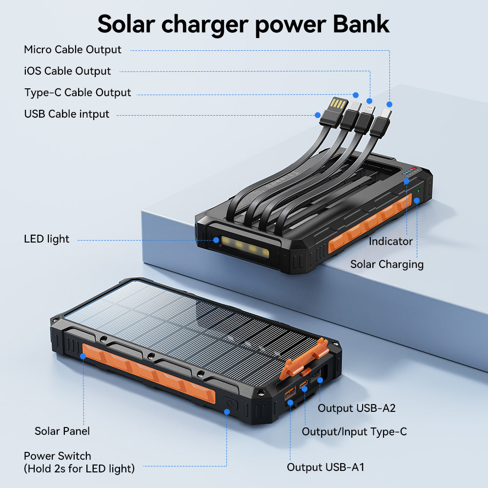 Solar Powerbank mit Schnellladefunktion Skanto