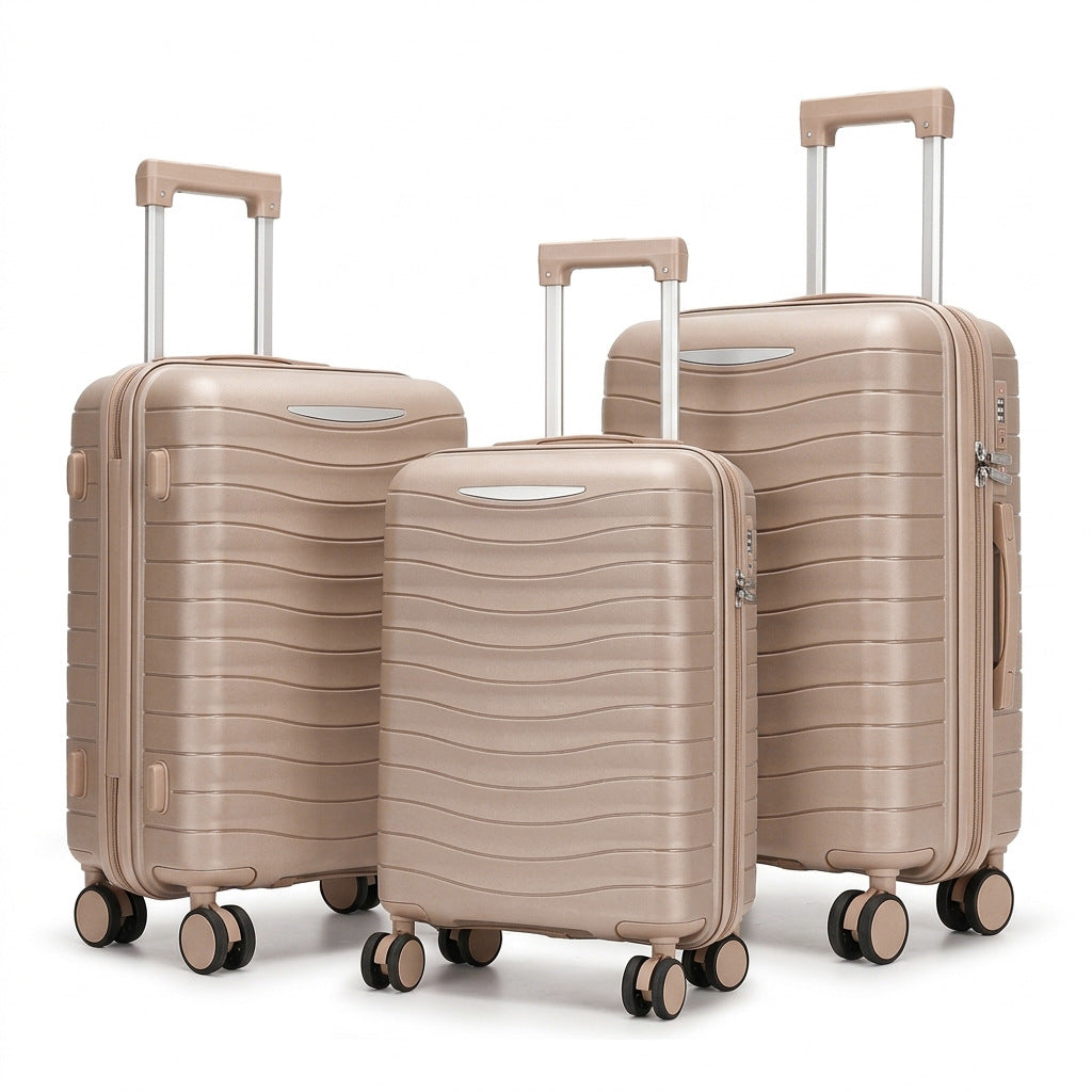 Hartschalenkoffer-Set mit innovativer Taschenorganisation Skanto