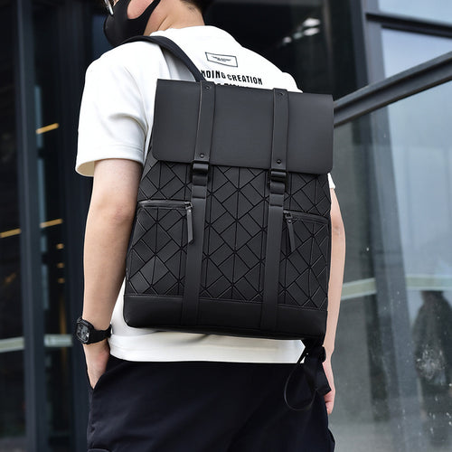 Moderner Rucksack im geometrischen Design Skanto