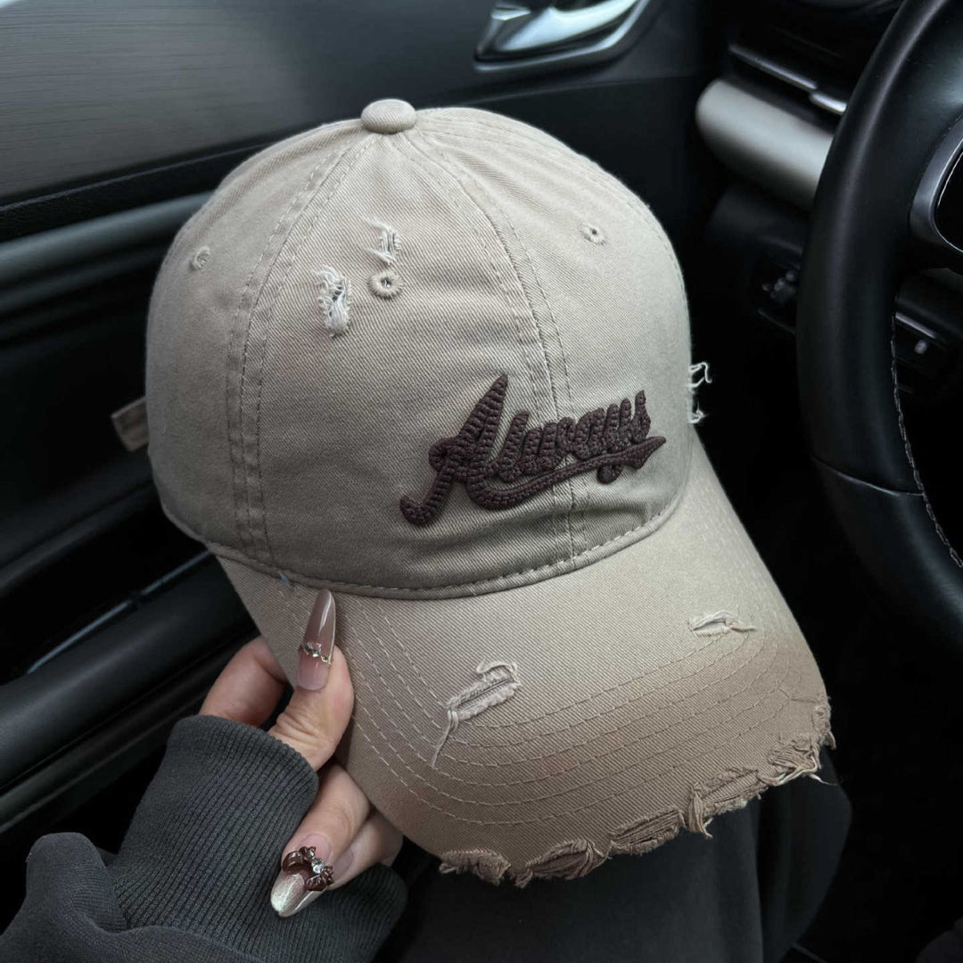 Damen Baseball Cap mit Grafik im Used-Look Skanto