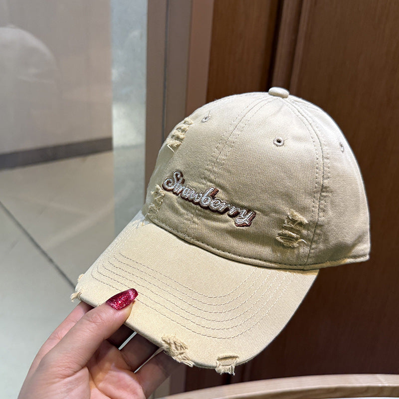 Damen Baumwoll-Cap im Used-Look Skanto