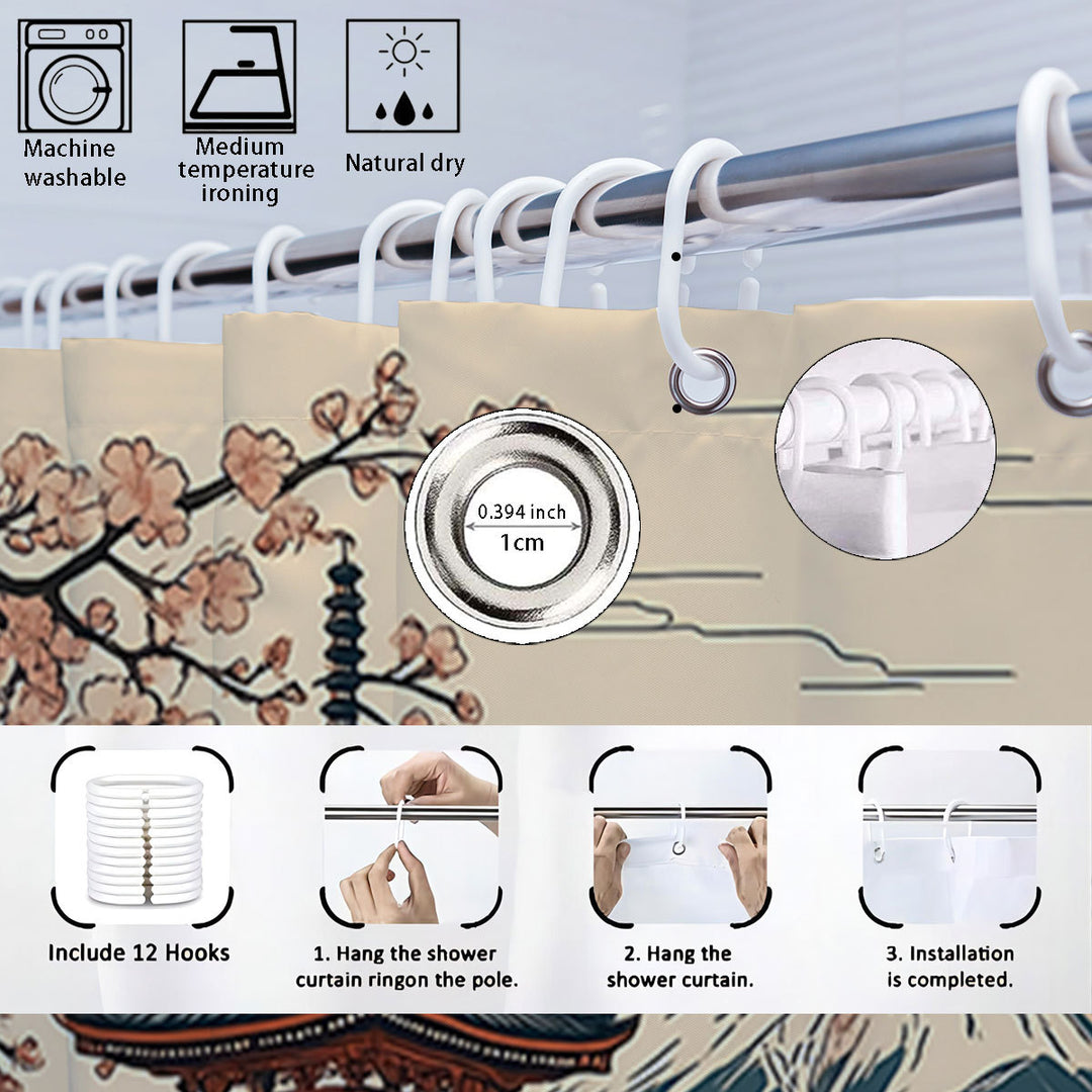 4-teiliges digitales Badezimmer-Set im Katzen-Design Skanto