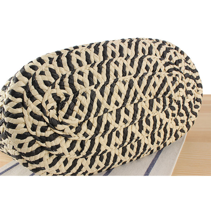 Stylische Freizeithandtasche aus geflochtenem Naturmaterial Skanto
