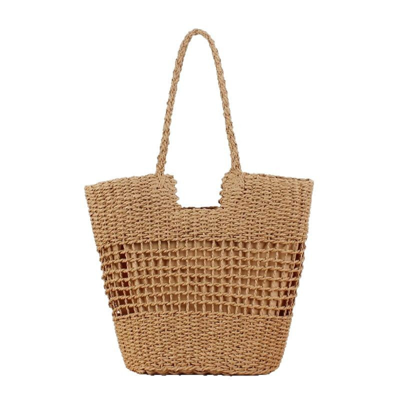 Skanto Makramee Tote Bag mit offenem Geflecht Skanto