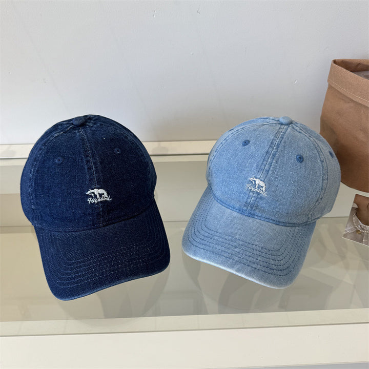 Damen Klassische Denim-Baseball-Cap Skanto