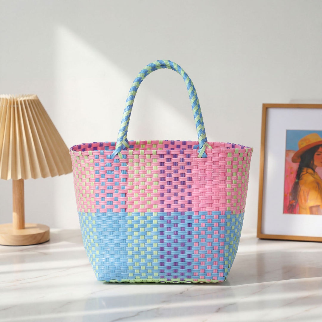 Bunte Korbtasche Skanto