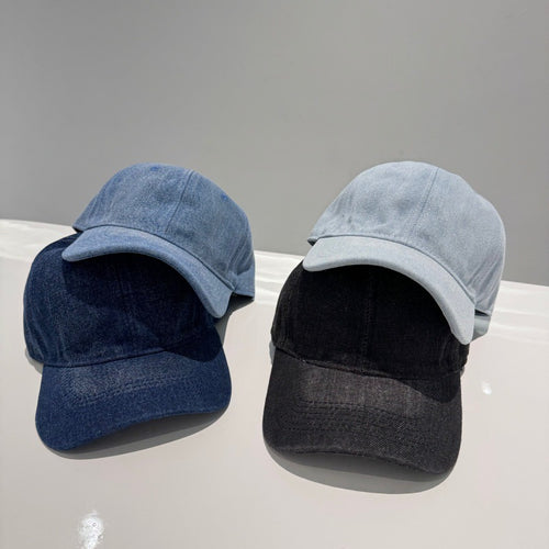 Klassische verstellbare Denim-Baseball-Cap für Damen Skanto