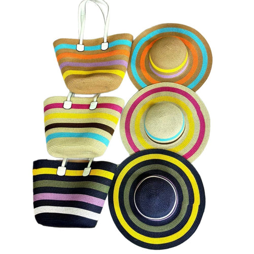 Strandtasche mit passendem Sonnenhut Skanto