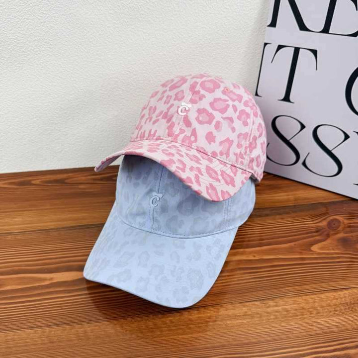 Damen stylische Baseballkappe mit Leopardenmuster Skanto